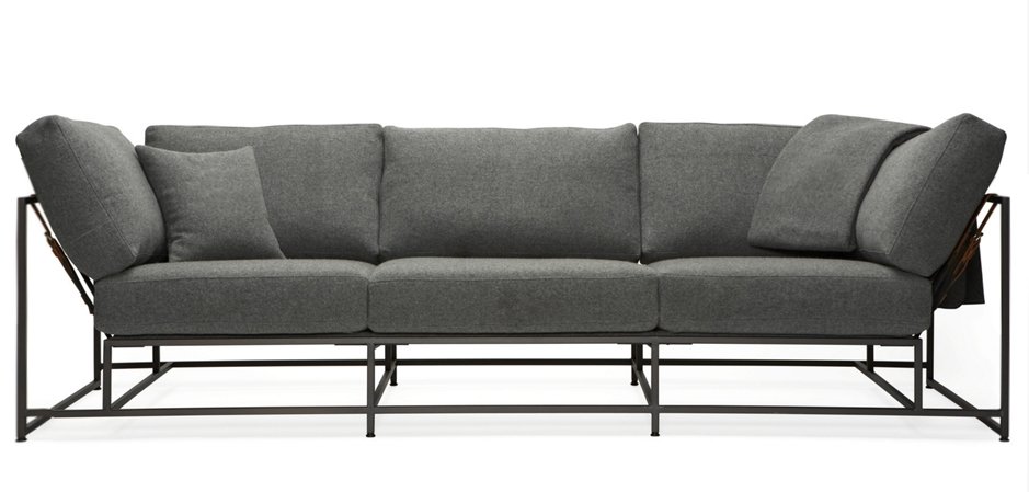 Диван Grey Wool Sofa Диван Grey Wool Sofa - Loft-Concept в Челябинске