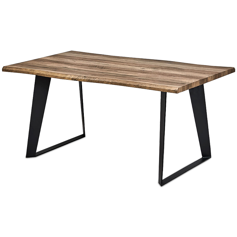 Обеденный стол Emer Table Коричневый Черный Обеденный стол Emer Table Коричневый Черный в Челябинске | Loft Concept
