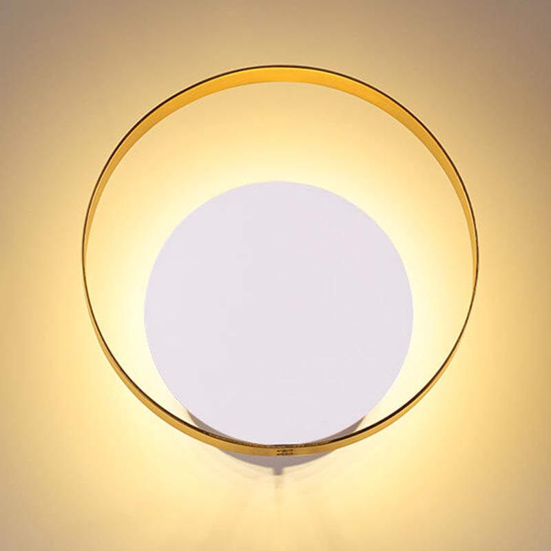 Бра Globo Ocular Sconce Circle White Золотой Белый Бра Globo Ocular Sconce Circle White Золотой Белый в Челябинске | Loft Concept