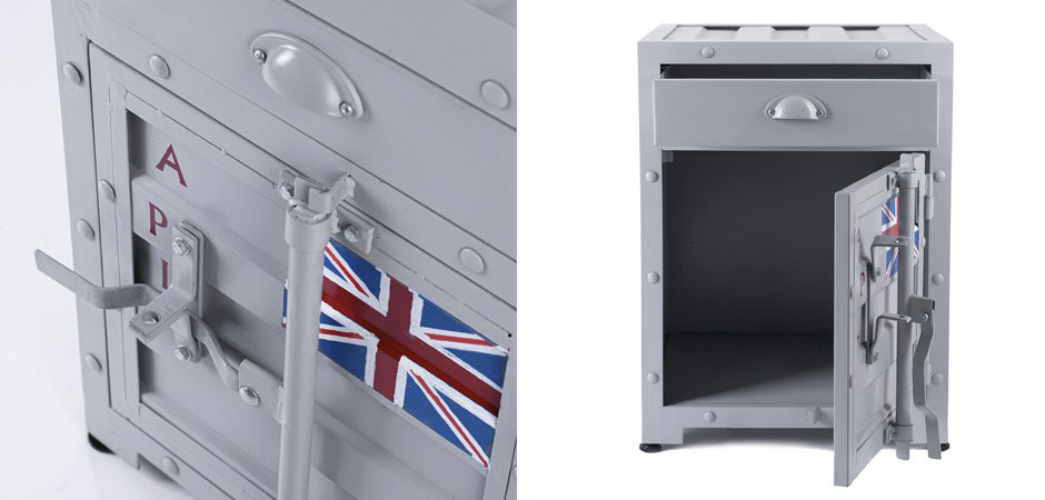 Тумба Union Jack с ящиком и дверью Тумба Union Jack с ящиком и дверью - Loft-Concept в Челябинске