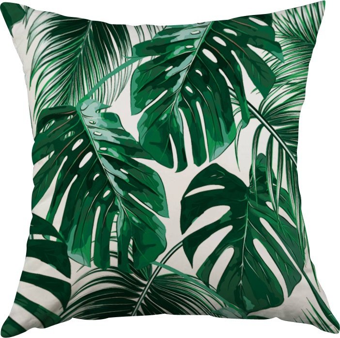 Декоративная подушка Tropics #5 Зеленый Декоративная подушка Tropics #5 Зеленый в Челябинске | Loft Concept
