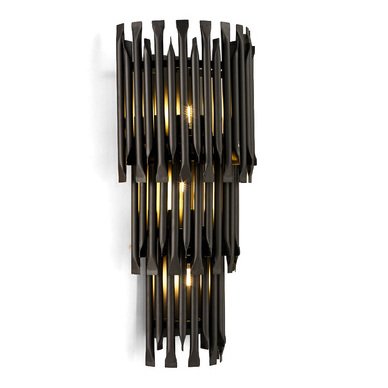 Бра MATHENY III WALL LAMP by DELIGHTFULL Black Черный матовый Бра MATHENY III WALL LAMP by DELIGHTFULL Black Черный матовый в Челябинске | Loft Concept