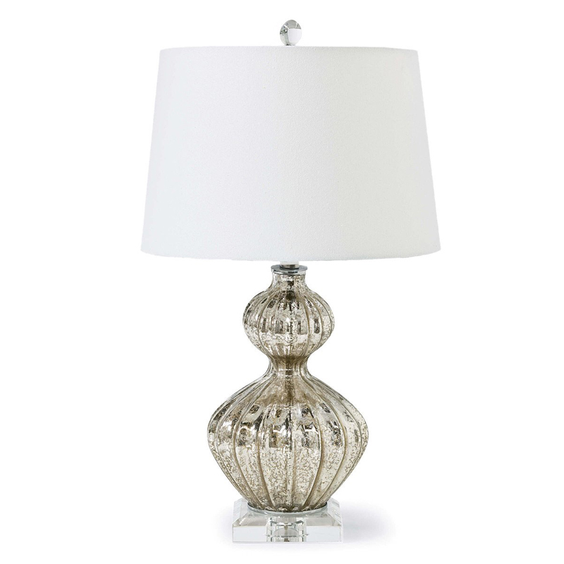Настольная лампа Loraine Silver Table lamp Серебряный Настольная лампа Loraine Silver Table lamp Серебряный в Челябинске | Loft Concept
