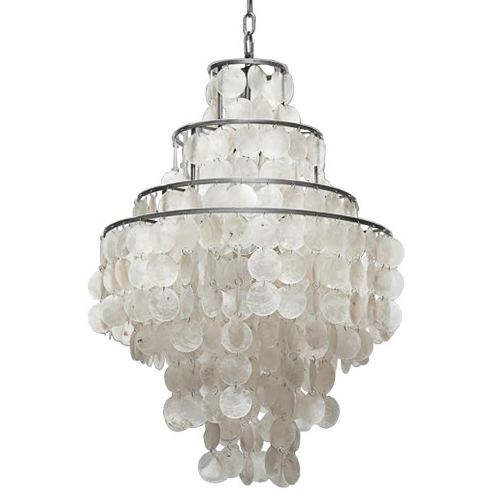 Люстра SHELL Chandelier 50 Белый Люстра SHELL Chandelier 50 Белый в Челябинске | Loft Concept