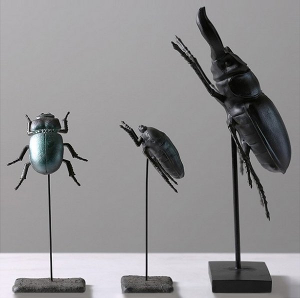 Статуэтка Beetle Family Черный Статуэтка Beetle Family Черный в Челябинске | Loft Concept