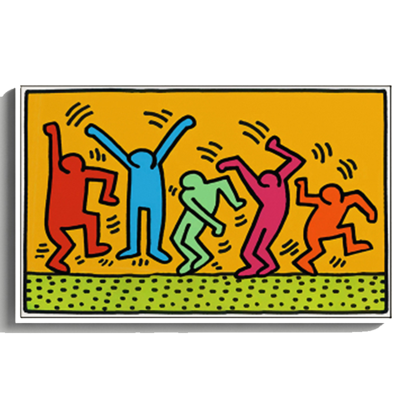 Постер Keith Haring 5 Мульти Постер Keith Haring 5 Мульти в Челябинске | Loft Concept