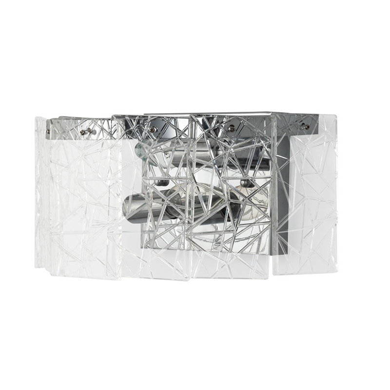 Бра Alvaro Crystal Wall Lamp Прозрачный Хром Бра Alvaro Crystal Wall Lamp Прозрачный Хром в Челябинске | Loft Concept
