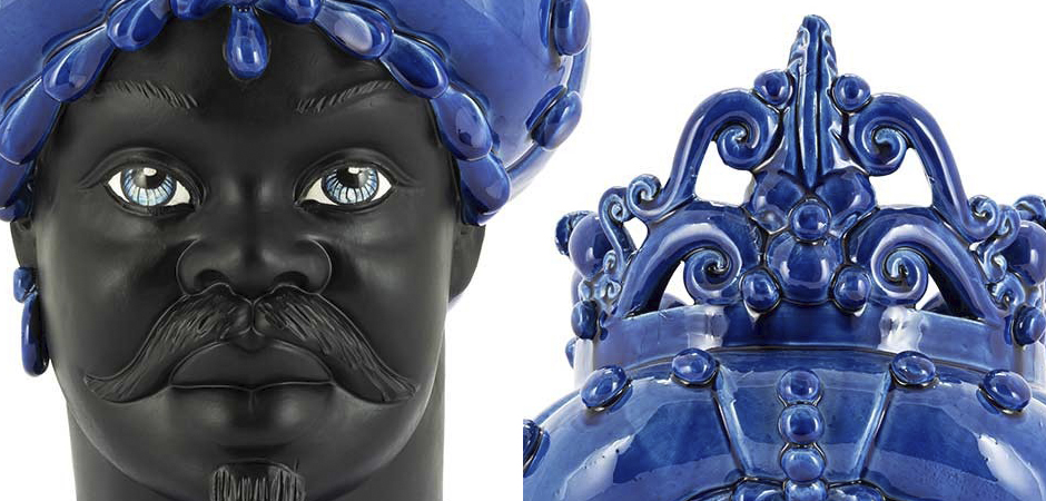Ваза VASE MORO MAN MED. MAT Blue Ваза VASE MORO MAN MED. MAT Blue - Loft-Concept в Челябинске
