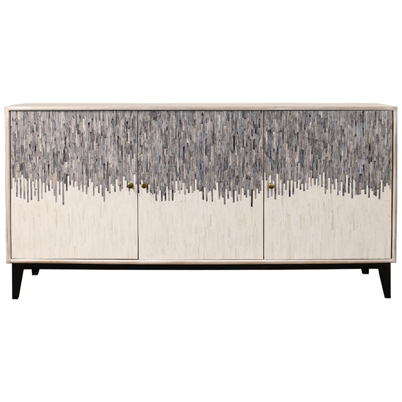 Комод с инкрустацией Grey White Bone Inlay Серый Белый ivory ( слоновая кость ) Комод с инкрустацией Grey White Bone Inlay Серый Белый ivory ( слоновая кость ) в Челябинске | Loft Concept