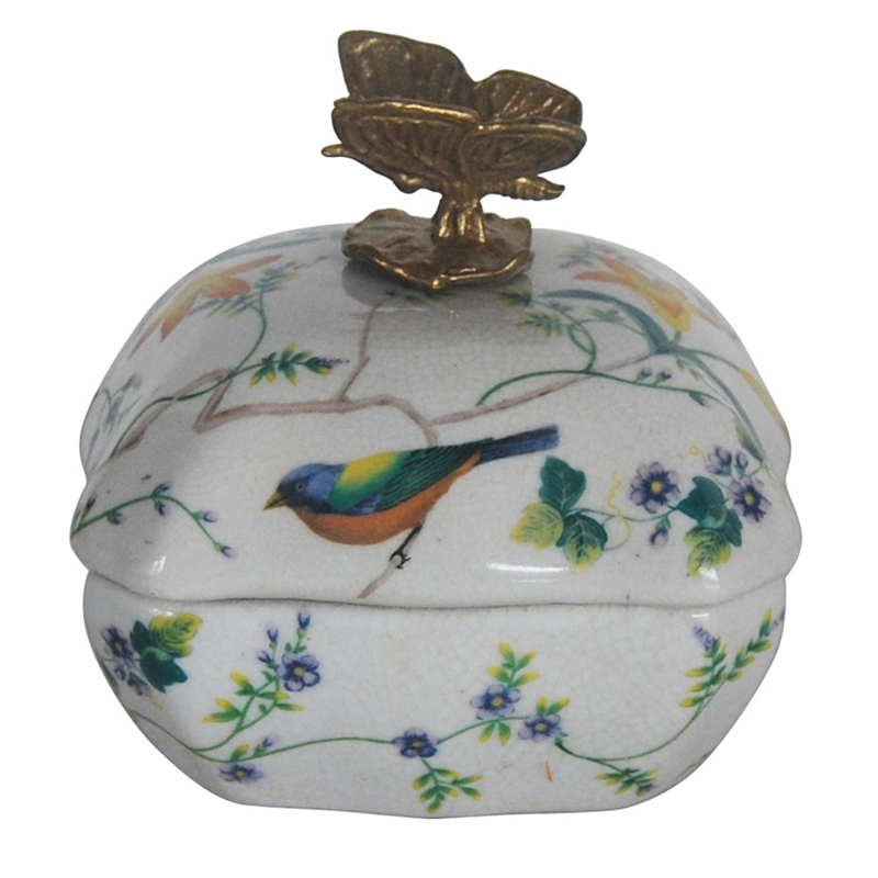 Шкатулка Bird and Butterfly Box Мульти Бронза Шкатулка Bird and Butterfly Box Мульти Бронза в Челябинске | Loft Concept
