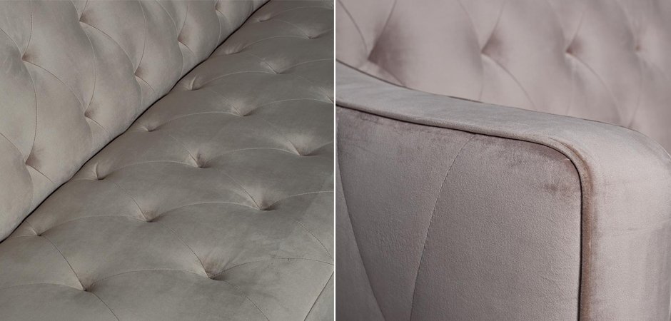 Диван Abbyson Emily Tufted Sofa Gray Диван Abbyson Emily Tufted Sofa Gray - Loft-Concept в Челябинске