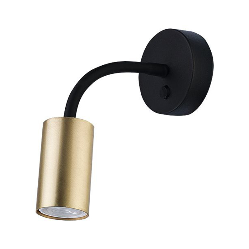Бра Noor Spot Wall Lamp brass Латунь Черный Бра Noor Spot Wall Lamp brass Латунь Черный в Челябинске | Loft Concept