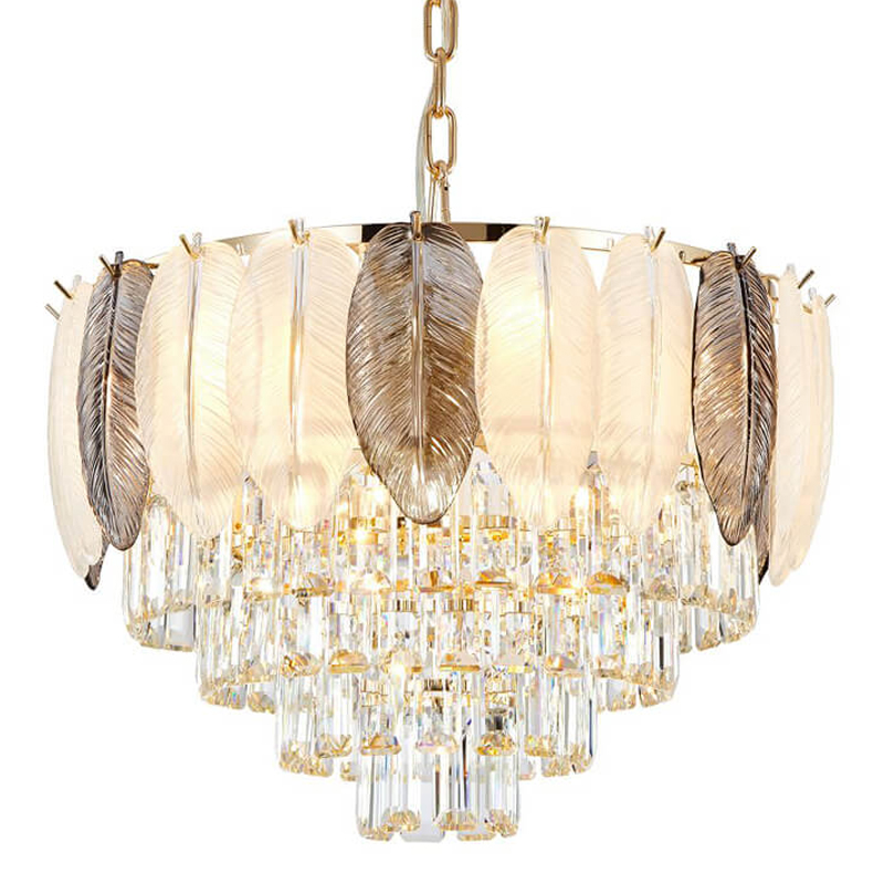 Люстра Crystal in Petals Chandelier 51 Глянцевое золото Люстра Crystal in Petals Chandelier 51 Глянцевое золото в Челябинске | Loft Concept