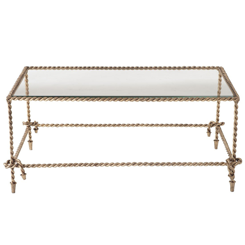 Кофейный стол Golden pigtail Золотой Кофейный стол Golden pigtail Золотой в Челябинске | Loft Concept