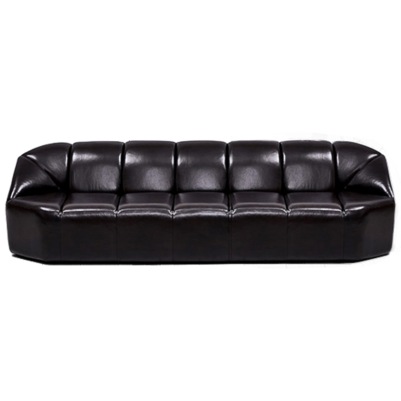 Диван Futurism Leather Sofa Черный Диван Futurism Leather Sofa Черный в Челябинске | Loft Concept