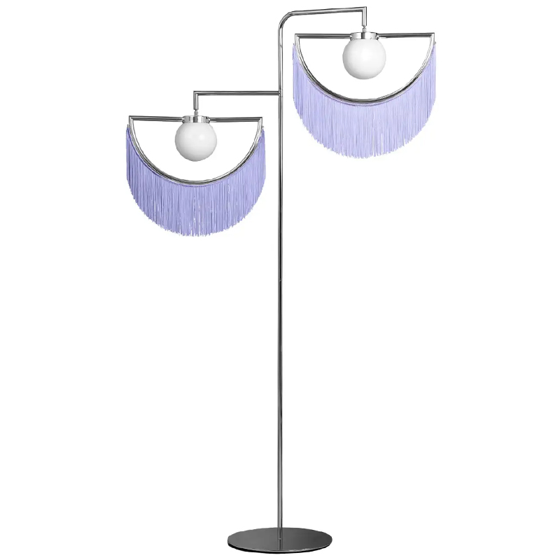 Торшер Wink Standing Lamp by Houtique Lila Серебряный Сиреневый Торшер Wink Standing Lamp by Houtique Lila Серебряный Сиреневый в Челябинске | Loft Concept