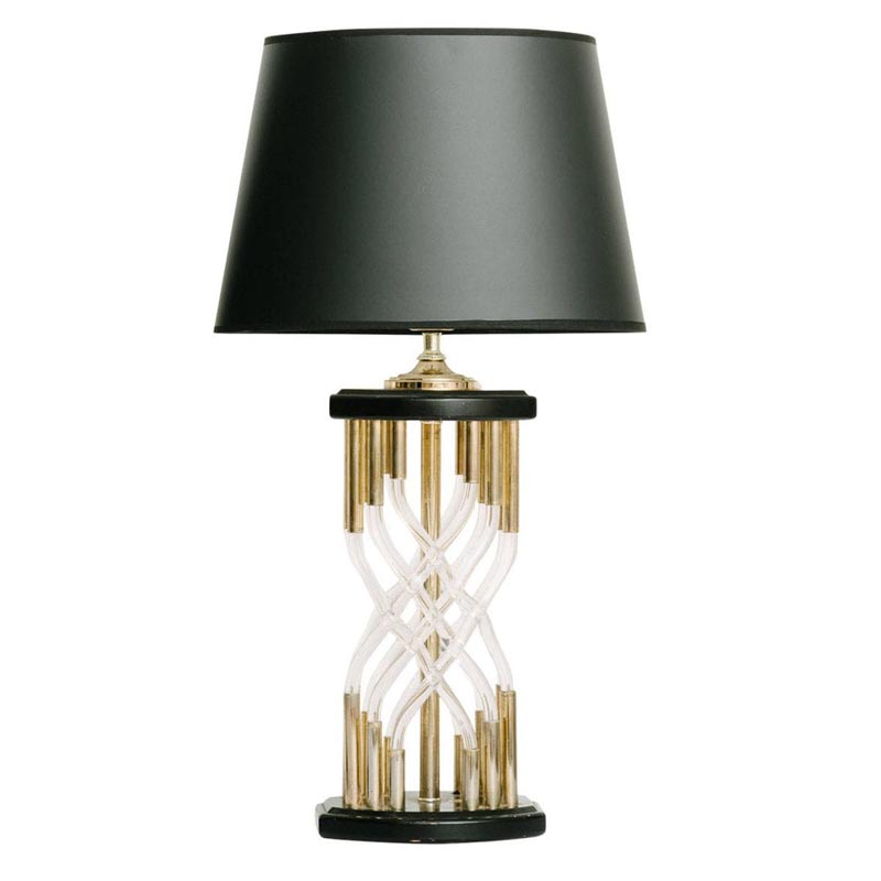 Настольная лампа Table Lamp Organic Glass Черный Латунь Настольная лампа Table Lamp Organic Glass Черный Латунь в Челябинске | Loft Concept
