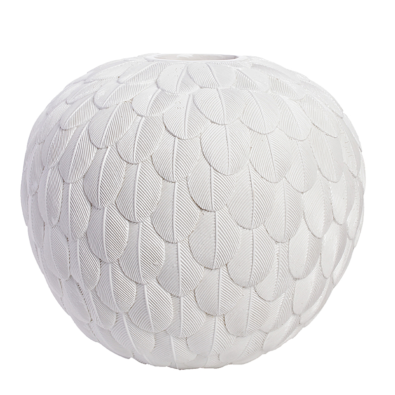 Ваза Feather Ball Белый Ваза Feather Ball Белый в Челябинске | Loft Concept