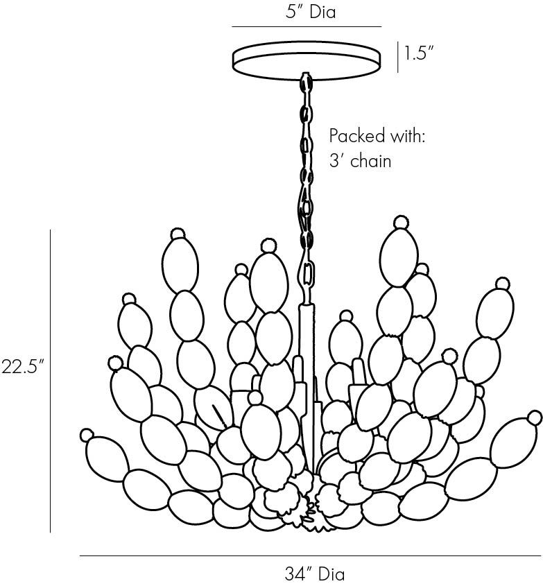 Люстра Arteriors INDI CHANDELIER Люстра Arteriors INDI CHANDELIER в Челябинске