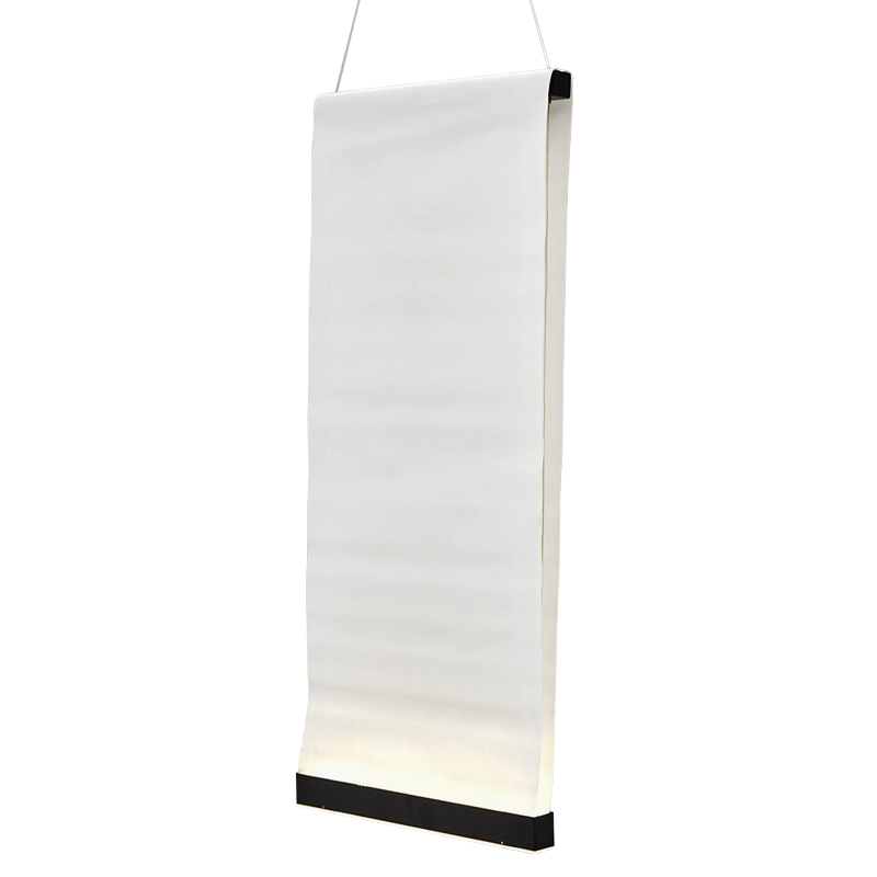 Дизайнерский подвесной светильник из текстиля CANVAS HANGING LAMP 90 Белый Черный Дизайнерский подвесной светильник из текстиля CANVAS HANGING LAMP 90 Белый Черный в Челябинске | Loft Concept