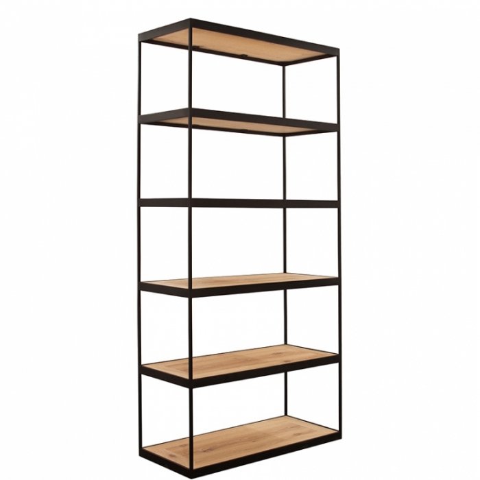Стеллаж Industrial Oak Shelving Unit Стеллаж Industrial Oak Shelving Unit в Челябинске | Loft Concept