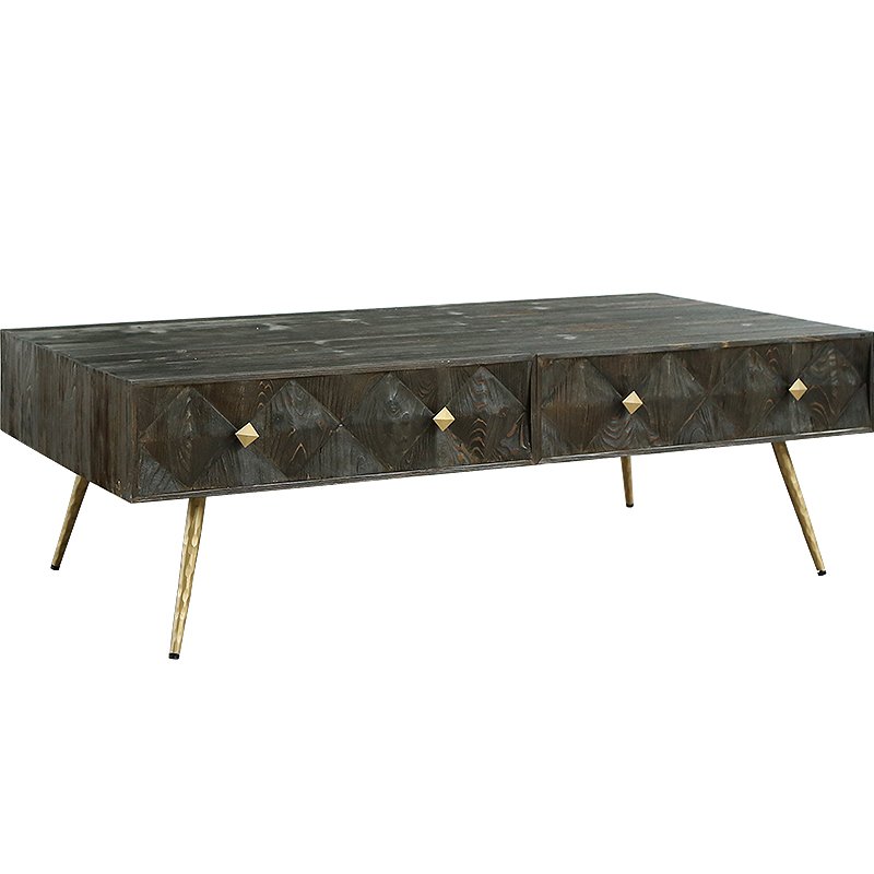 Кофейный стол Reflect Coffee Table Латунь Черный Кофейный стол Reflect Coffee Table Латунь Черный в Челябинске | Loft Concept