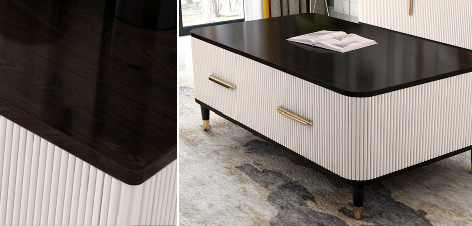 Birmingham Textured Coffee Table White Birmingham Textured Coffee Table White - Loft-Concept в Челябинске