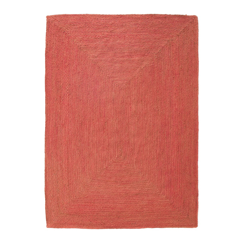 Ковер Rectangular Carpet red 100% джут Красный Ковер Rectangular Carpet red 100% джут Красный в Челябинске | Loft Concept