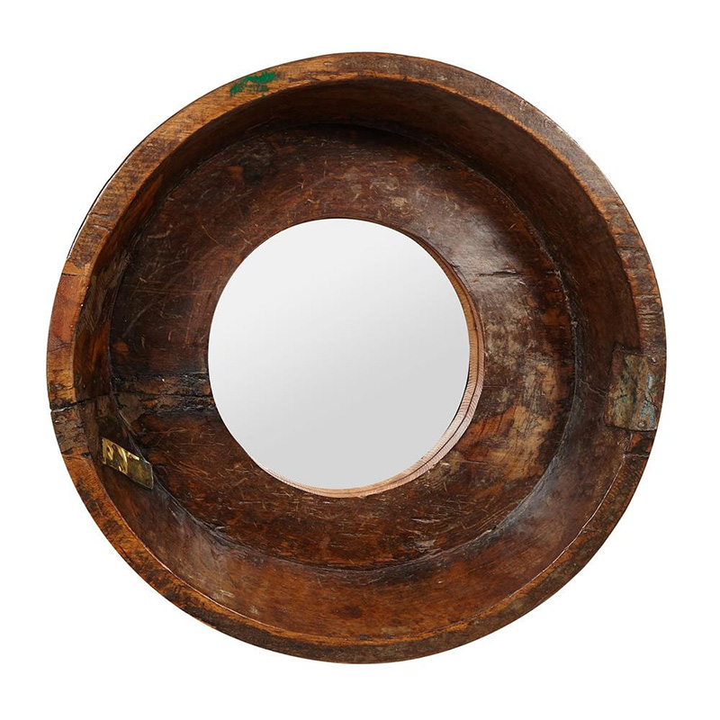 Зеркало Antique Indian Mango Wood Mirror Коричневый Зеркало Antique Indian Mango Wood Mirror Коричневый в Челябинске | Loft Concept