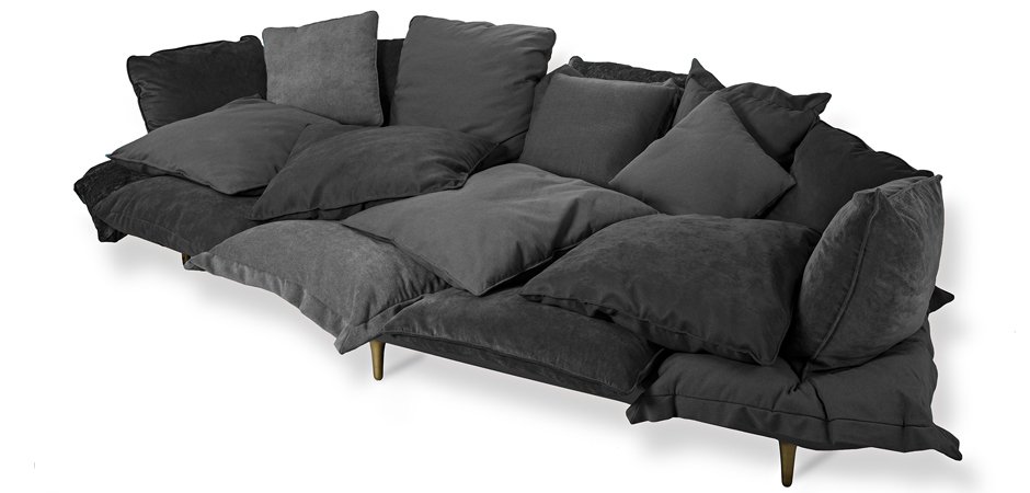Диван Seletti Sofa Comfy charcoal grey Диван Seletti Sofa Comfy charcoal grey - Loft-Concept в Челябинске