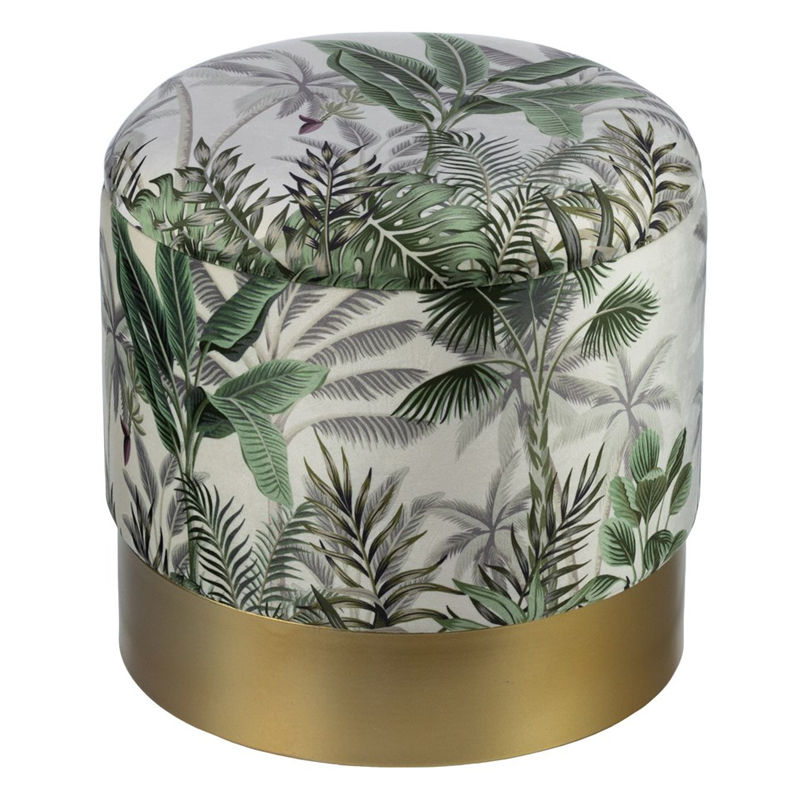 Пуф Tropics Furniture Золотой Зеленый шалфей Малахит (зеленый) Зеленый Пуф Tropics Furniture Золотой Зеленый шалфей Малахит (зеленый) Зеленый в Челябинске | Loft Concept