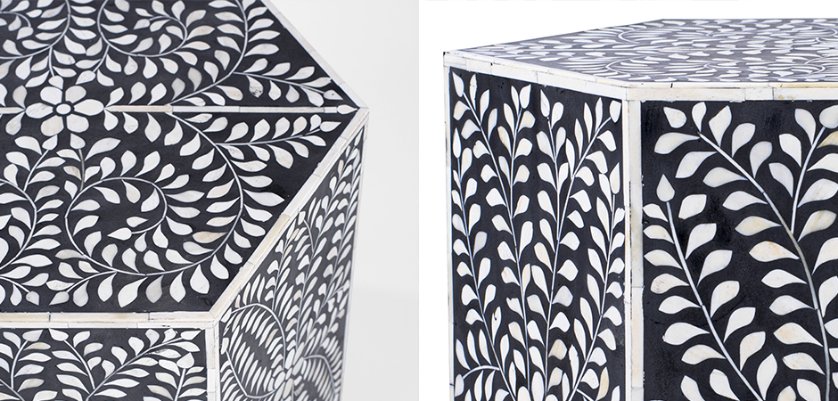 Табурет Inlaid Bone Hexagon Табурет Inlaid Bone Hexagon - Loft-Concept в Челябинске