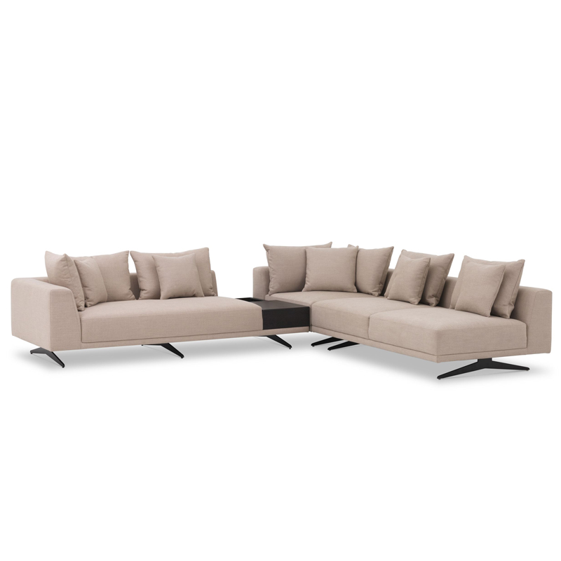 Диван Eichholtz Sofa Endless Sand Песочный Темная бронза в Челябинске | Loft Concept 