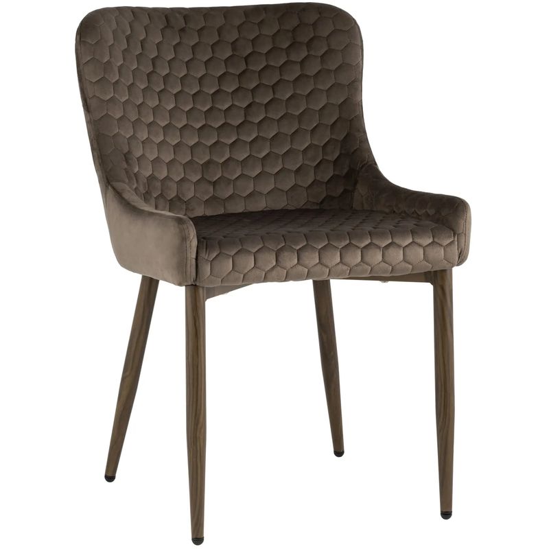 Стул Stitch Honey Chair Коричневый Велюр Коричневый Стул Stitch Honey Chair Коричневый Велюр Коричневый в Челябинске | Loft Concept