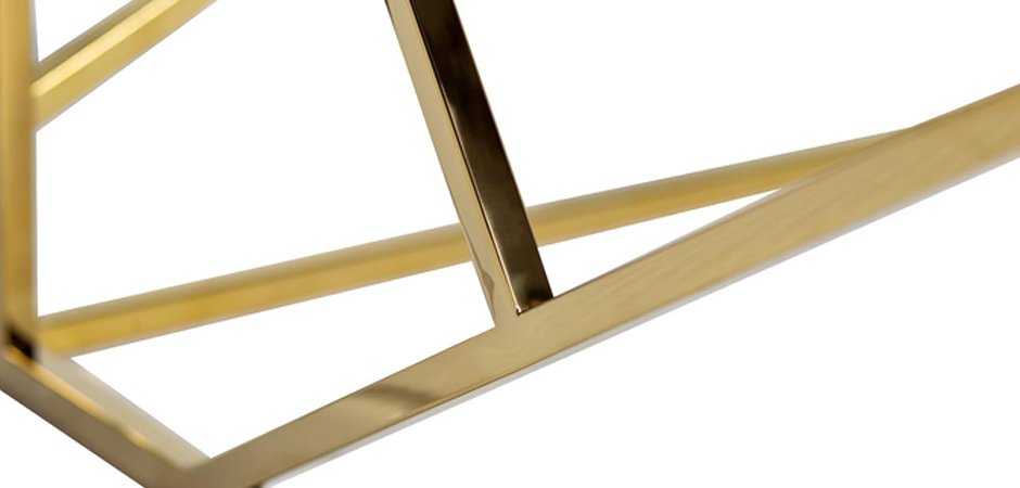 Кофейный стол Serene Furnishing Gold Clear Glass Top coffee table Кофейный стол Serene Furnishing Gold Clear Glass Top coffee table - Loft-Concept в Челябинске