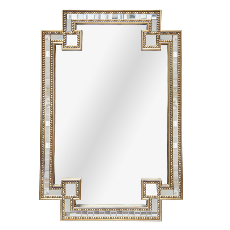 Зеркало Wallace Mirror gold edging Золотой Зеркало Wallace Mirror gold edging Золотой в Челябинске | Loft Concept