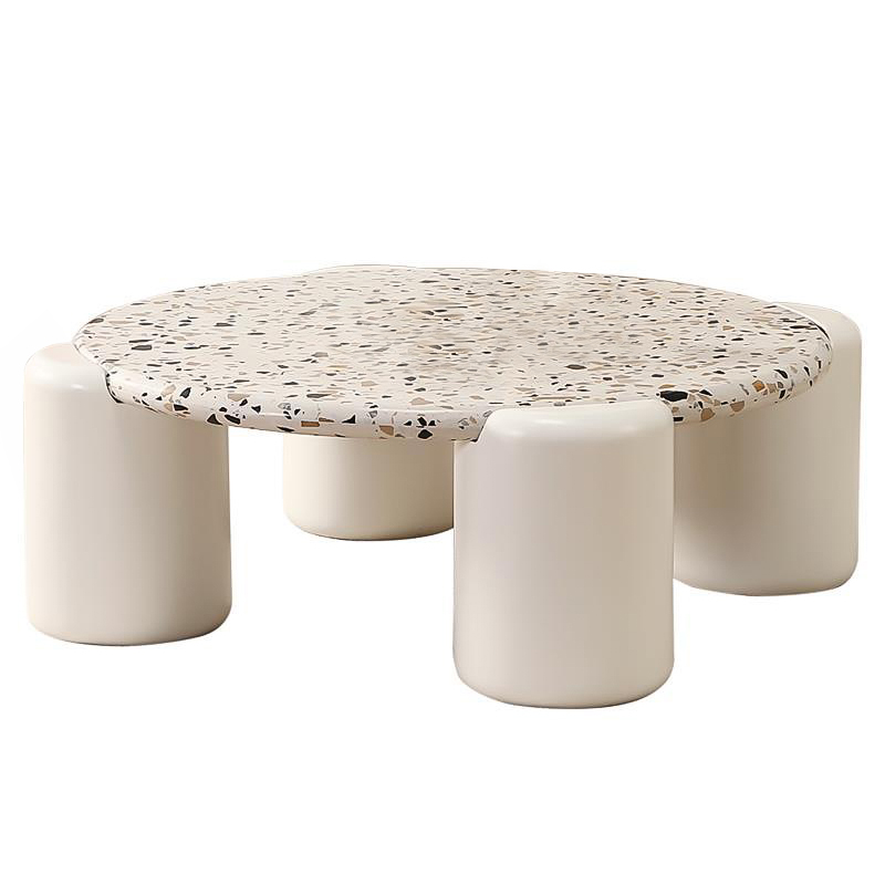 Кофейный стол Page Marble Coffee Table Бежевый Коричневый Кофейный стол Page Marble Coffee Table Бежевый Коричневый в Челябинске | Loft Concept