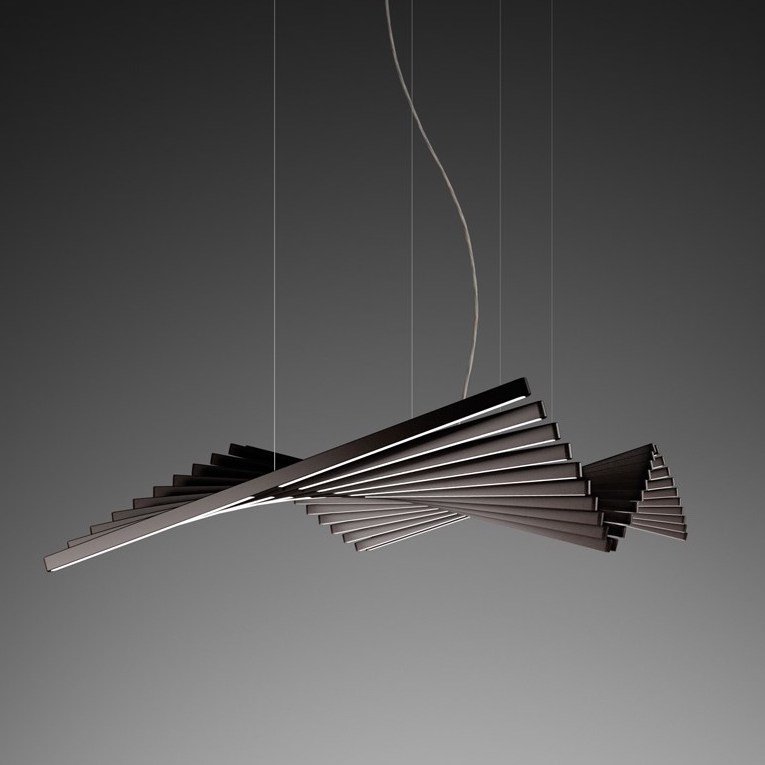 Люстра Vibia Rhythm Horizontal Черный Люстра Vibia Rhythm Horizontal Черный в Челябинске | Loft Concept