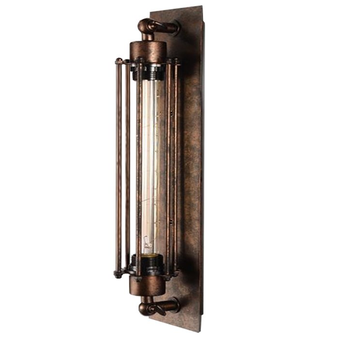 Бра Loft Industrial Edison Cage Momo vintage Бурая ржавчина Бра Loft Industrial Edison Cage Momo vintage Бурая ржавчина в Челябинске | Loft Concept