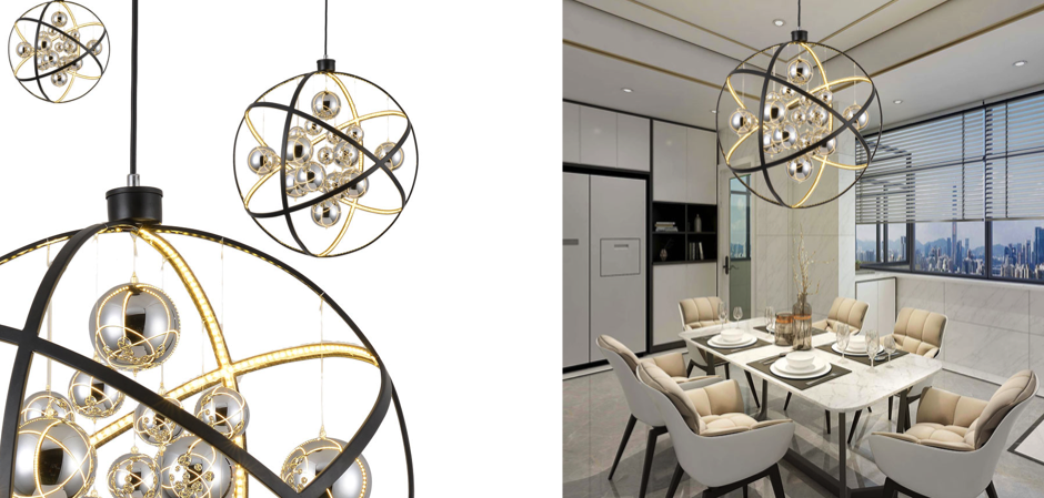 Люстра Atomic nucleus Chandelier Люстра Atomic nucleus Chandelier - Loft-Concept в Челябинске