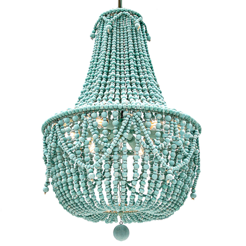 Люстра Chanteuse Chandelier Turquoise Бирюзовый Люстра Chanteuse Chandelier Turquoise Бирюзовый в Челябинске | Loft Concept
