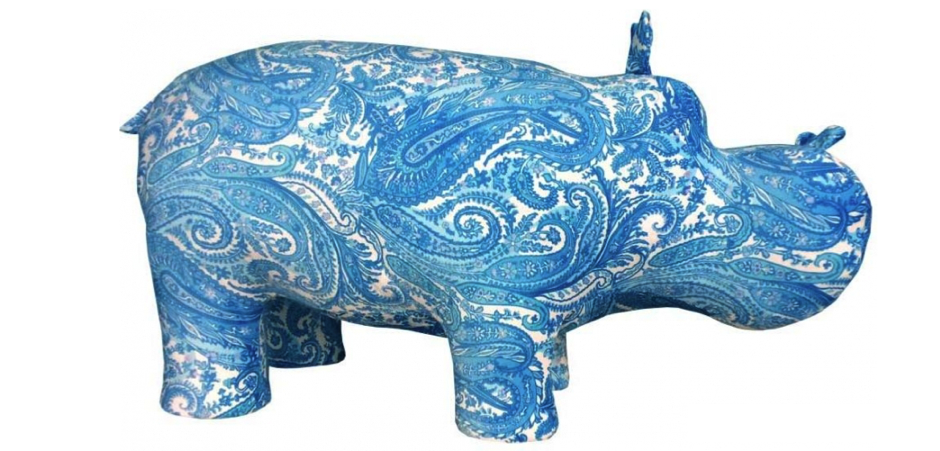 Пуф Бегемот Poof Hippo pattern Пуф Бегемот Poof Hippo pattern - Loft-Concept в Челябинске