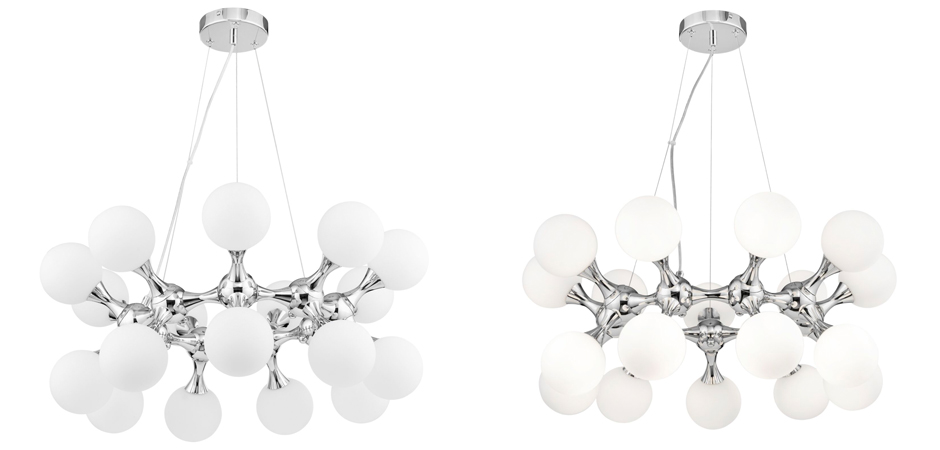 Люстра MOONDROP Chandelier Chromium 18 Люстра MOONDROP Chandelier Chromium 18 - Loft-Concept в Челябинске