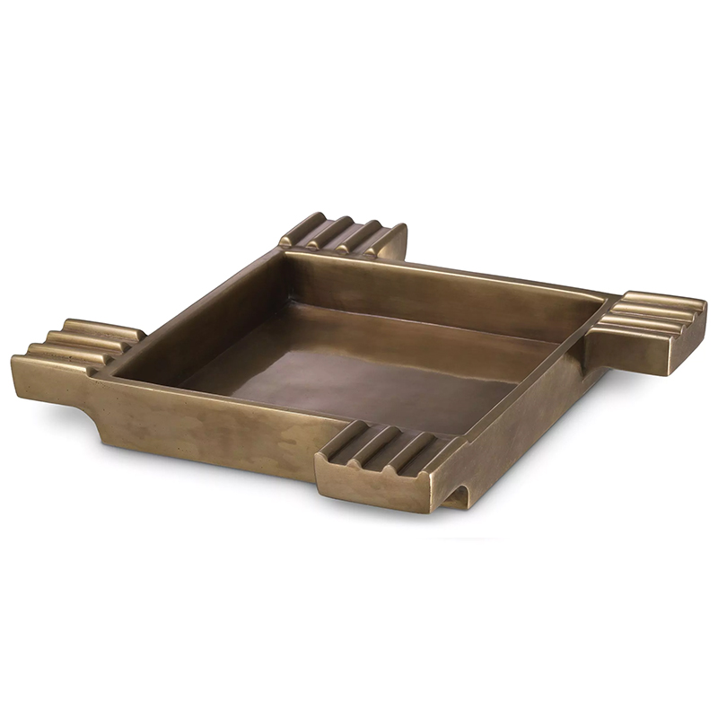 Пепельница Eichholtz Ashtray Mack Латунь Пепельница Eichholtz Ashtray Mack Латунь в Челябинске | Loft Concept