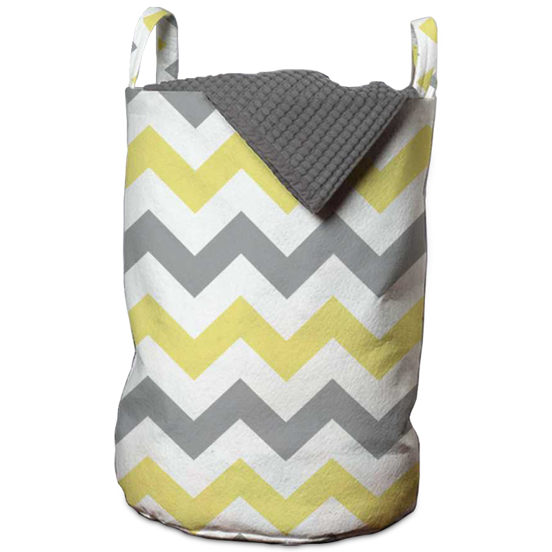 Корзина Mustard and Gray Chevron II Basket Мульти Корзина Mustard and Gray Chevron II Basket Мульти в Челябинске | Loft Concept