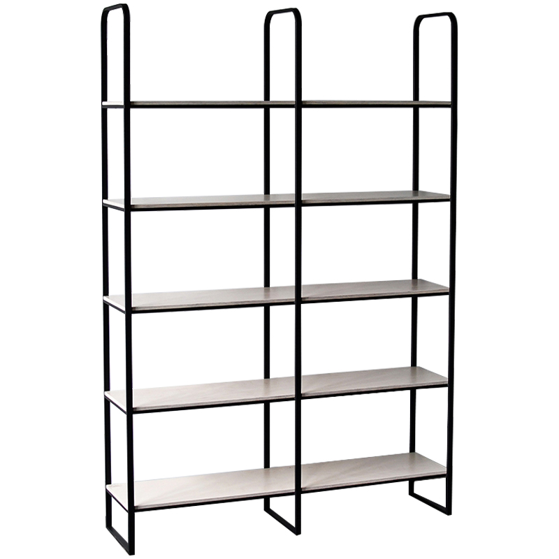 Стеллаж Barnett Industrial Metal Rust Rack Древесина Черный Стеллаж Barnett Industrial Metal Rust Rack Древесина Черный в Челябинске | Loft Concept