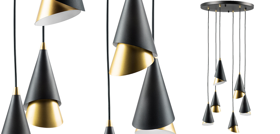 Люстра Lucio Black and Gold 6 Люстра Lucio Black and Gold 6 - Loft-Concept в Челябинске