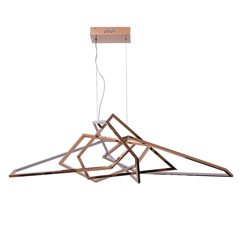 Люстра Geometric Plexus Gold Chandelier Золотой Люстра Geometric Plexus Gold Chandelier Золотой в Челябинске | Loft Concept