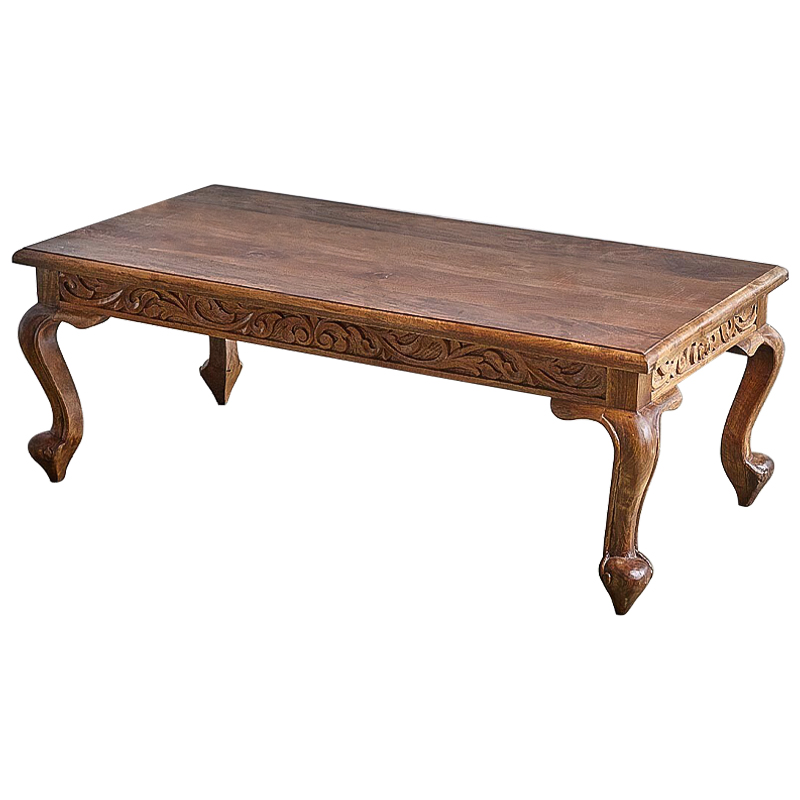Кофейный стол из массива манго Sigrid Coffee Table Grey Mango Коричневый Кофейный стол из массива манго Sigrid Coffee Table Grey Mango Коричневый в Челябинске | Loft Concept