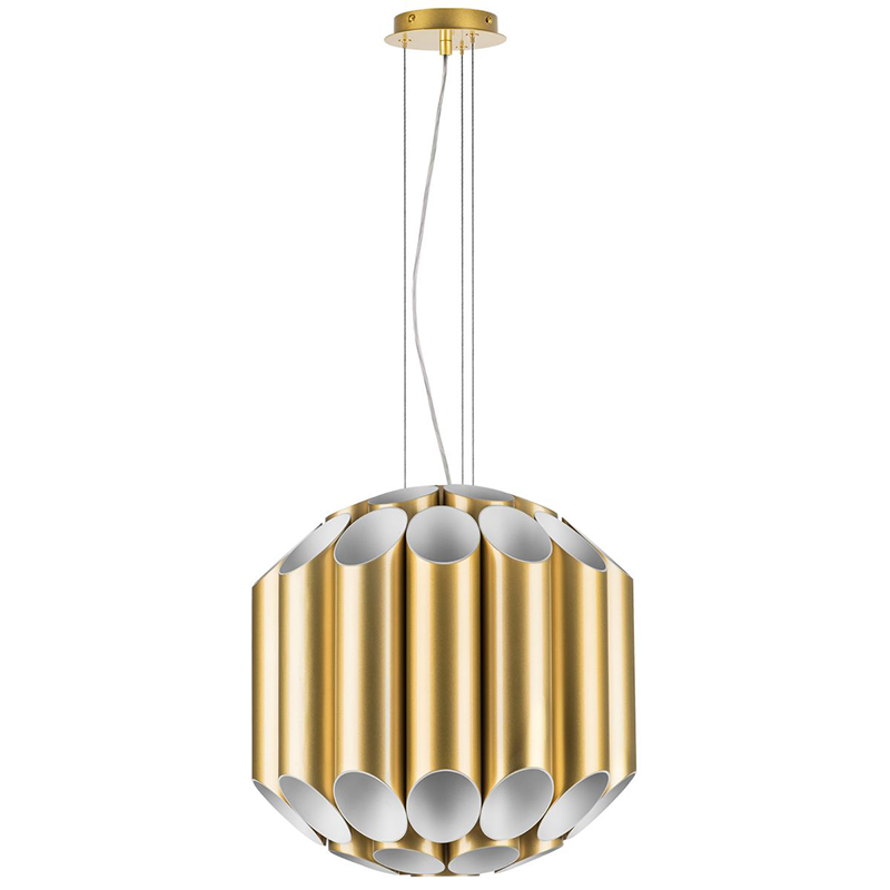 Люстра Garbi Gold Pipe Organ Chandelier 44 Золотой Белый Люстра Garbi Gold Pipe Organ Chandelier 44 Золотой Белый в Челябинске | Loft Concept